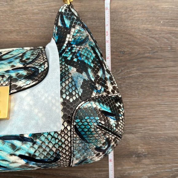 NWT Michael Kors Collection Hand Painted Python Bag - Picture 6 of 10